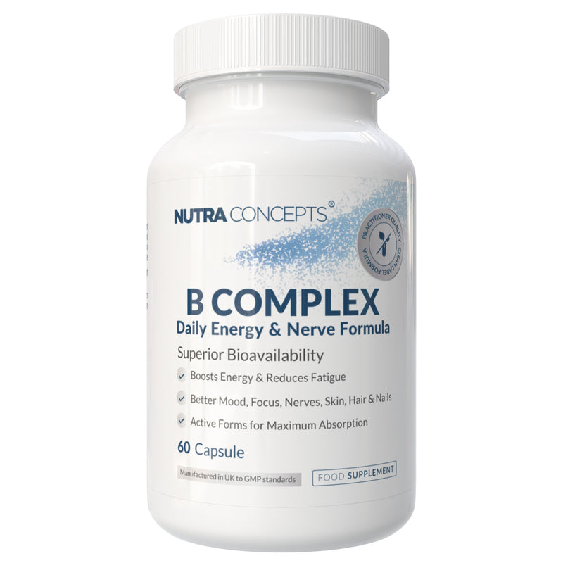 Nutraconcepts B Complex Energy Hormone & Cardiovascular Support - 60 Capsules