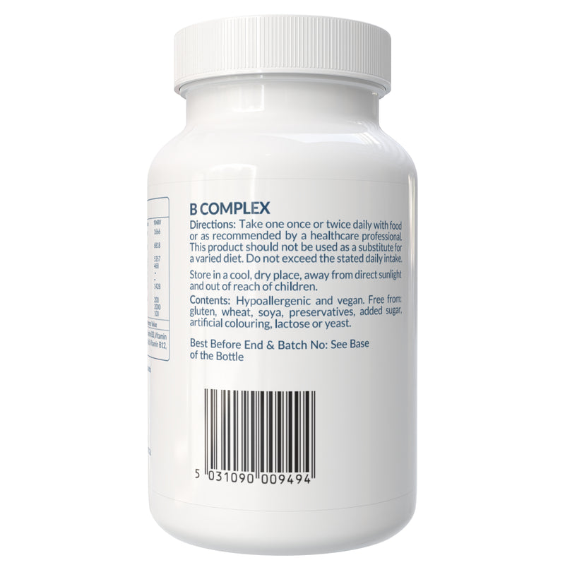 Nutraconcepts B Complex Energy Hormone & Cardiovascular Support - 60 Capsules