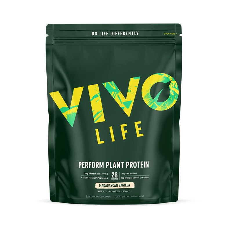 Vivo Life Perform Madagascan Vanilla Plant Protein - 936g