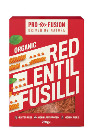Profusion Organic Red Lentil Fusilli - 250g