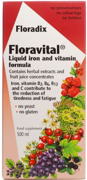 Floravital Liquid Iron Vitamin & Herbal Formula