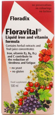 Floravital Liquid Iron, Vitamin & Herbal Formula - 500ml