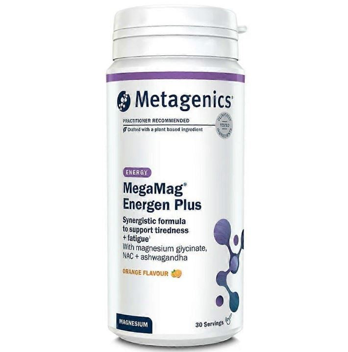 Metagenics MegaMag Energen Plus Magnesium Powder Orange - 30 Servings