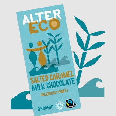 AlterEco Organic Milk Chocolate Salted Caramel - 100g
