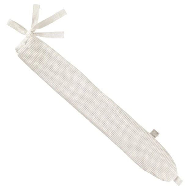YUYU Bottle Long Hot Water Bottle Cotton Waffle White - Bottle and Cover