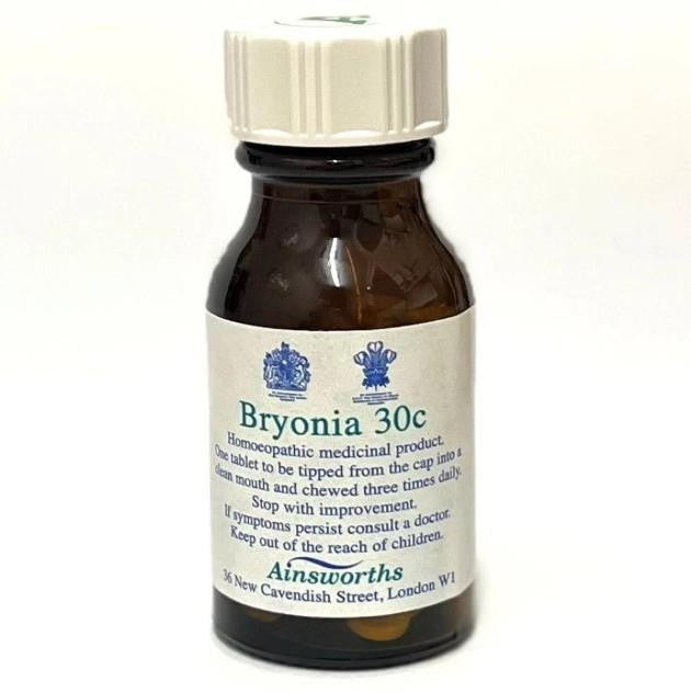 Ainsworths Bryonia 30C Single Counter Remedy - 120 Tabs