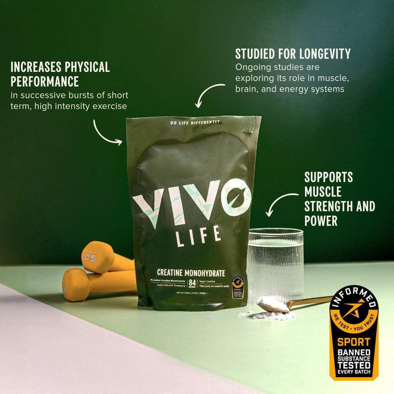 Vivo Life Creatine Monohydrate - 252g