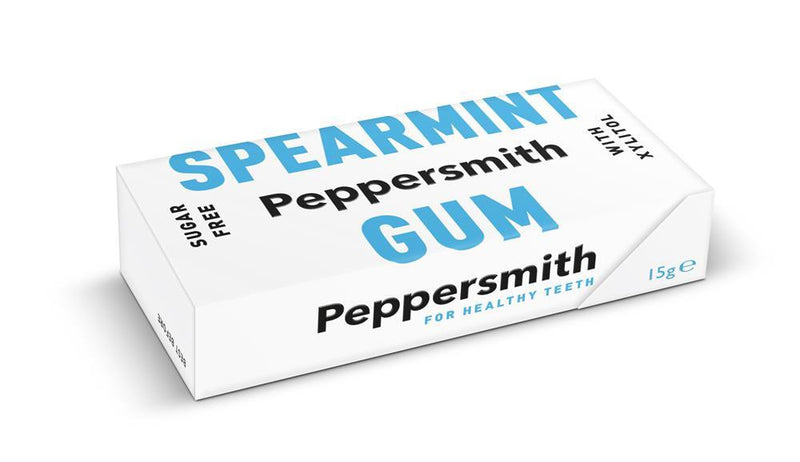 Peppersmith Gum Spearmint - 15g (Pack of 12)