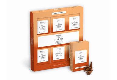 The Kalesi Collection Backflow Incense Cones Myrrh - Pack of 6