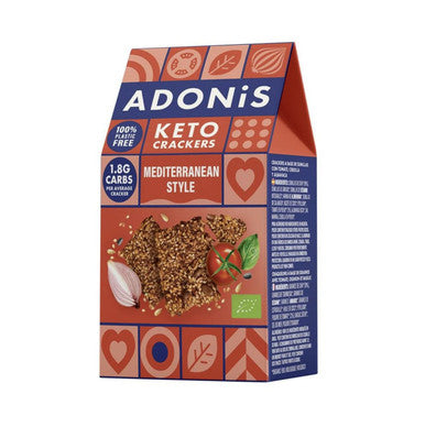 Adonis Keto Mediterranean Crackers - 60g