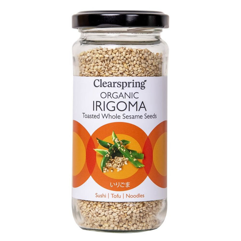 Clearspring Organic Irigoma Toasted Whole Sesame Seeds - 100g