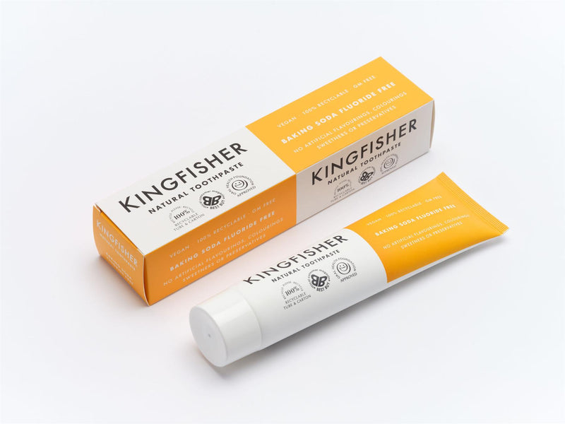 Kingfisher Baking Soda Fluoride Free Toothpaste - 100ml