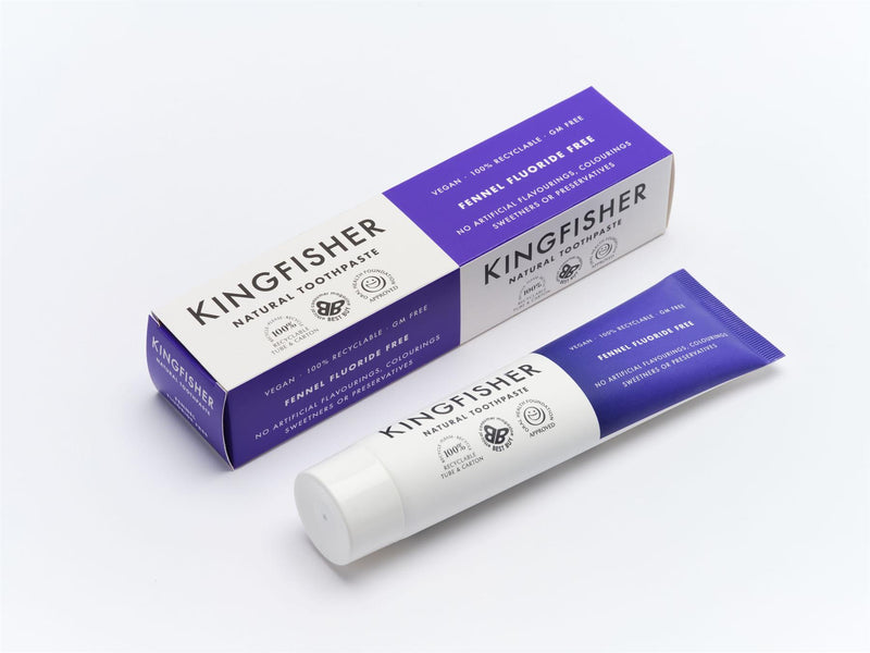 Kingfisher Fluoride Free Fennel Toothpaste - 100ml
