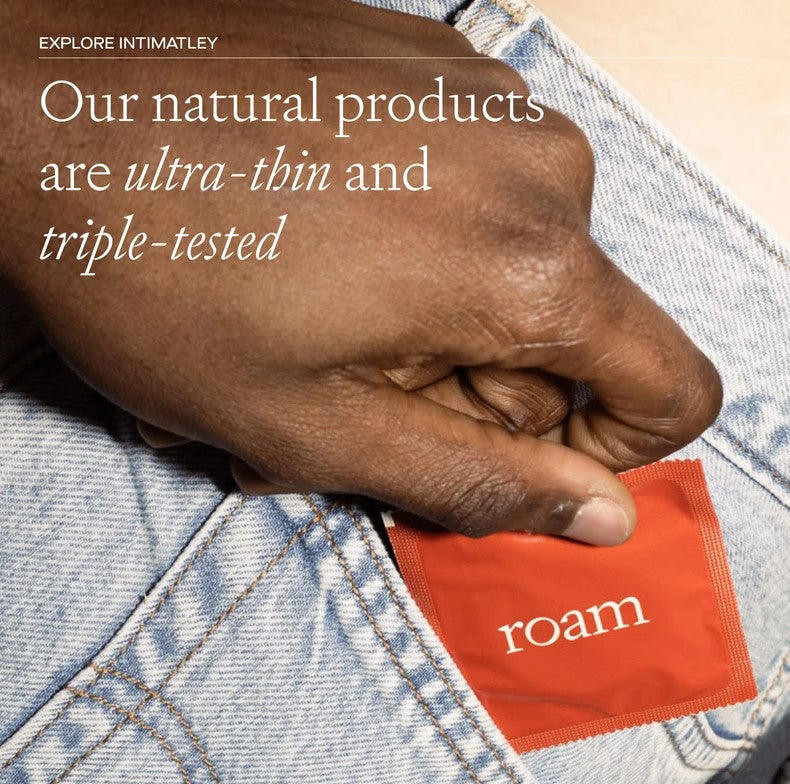 Roam Skin Tone Condoms - 12x Light Brown