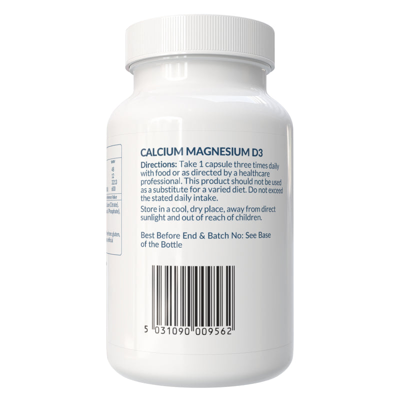 Nutraconcepts Calcium Magnesium D3 - Bone & Skeletal Support - 90 Capsules