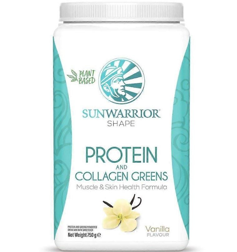 Sunwarrior Shape Protein Collagen Greens Vanilla - 750g