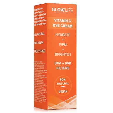 Glowlife Vitamin C Eye Cream With UVA + UVB Filters - 30ml
