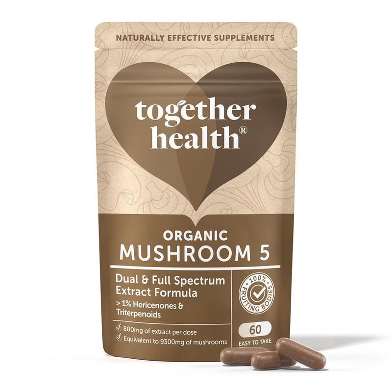 Together Health Organic Mushroom 5 - 60 Capsules