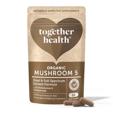 Together Health Organic Mushroom 5 - 60 Capsules