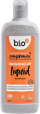 Bio-D Mandarin Washing Up Liquid - 750ml