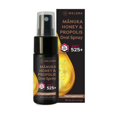 Melora MGO525+ Manuka Honey & Propolis Oral Spray - 20ml