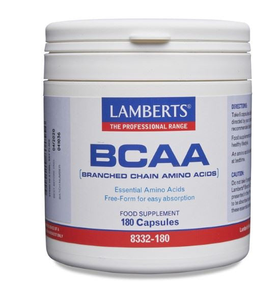 Lamberts BCAA Branch Chain Amino Acids 180 Capsules