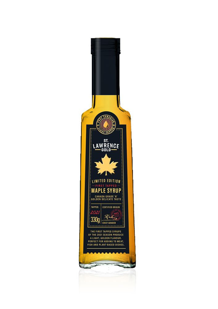 St Lawrence Gold First Tapped Canadian Maple Syrup - 330g