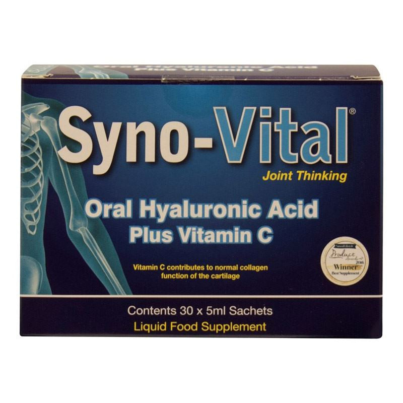 Syno Vital Oral Hyaluronic Acid Plus Vitamin C - 30x5ml Sachets