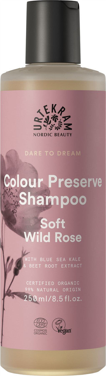 Urtekram Soft Wild Rose Shampoo (Coloured Hair) - 250ml
