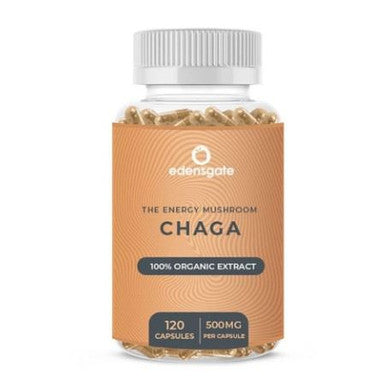 Edens Gate Chaga Mushroom Extract Capsules - 120 Veg Caps