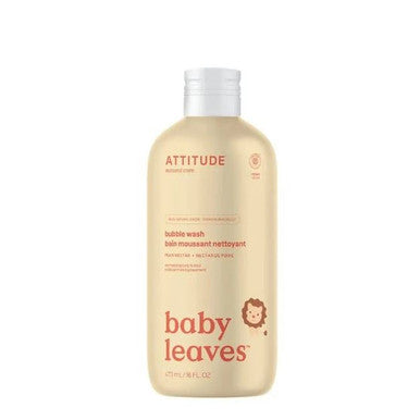 Attitude Baby Leaves Bubble Wash Pear Nectar - 473ml