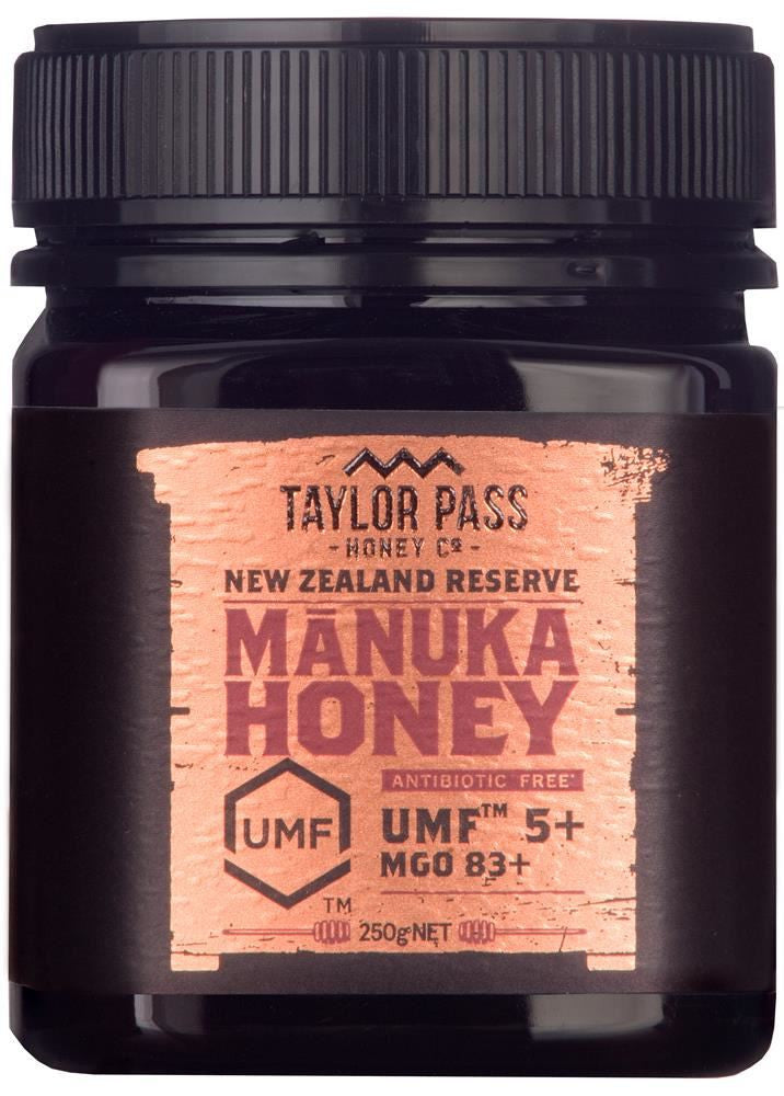 Taylor Pass Honey Co MGO83+ Manuka Honey - 250g