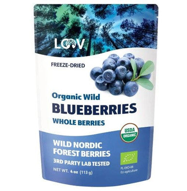 Loov Organic Wild Blueberry Freeze-Dried Whole Berries - 113g