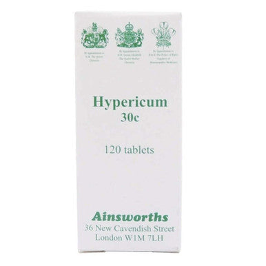 Ainsworths Hypericum 30C Single Counter Remedy - 120 Tabs