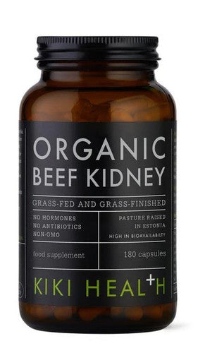 KIKI Health Organic Beef Kidney - 180 Vegicaps