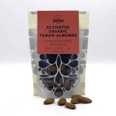 2DiE4 Activated Organic Tamari Almonds - 100g