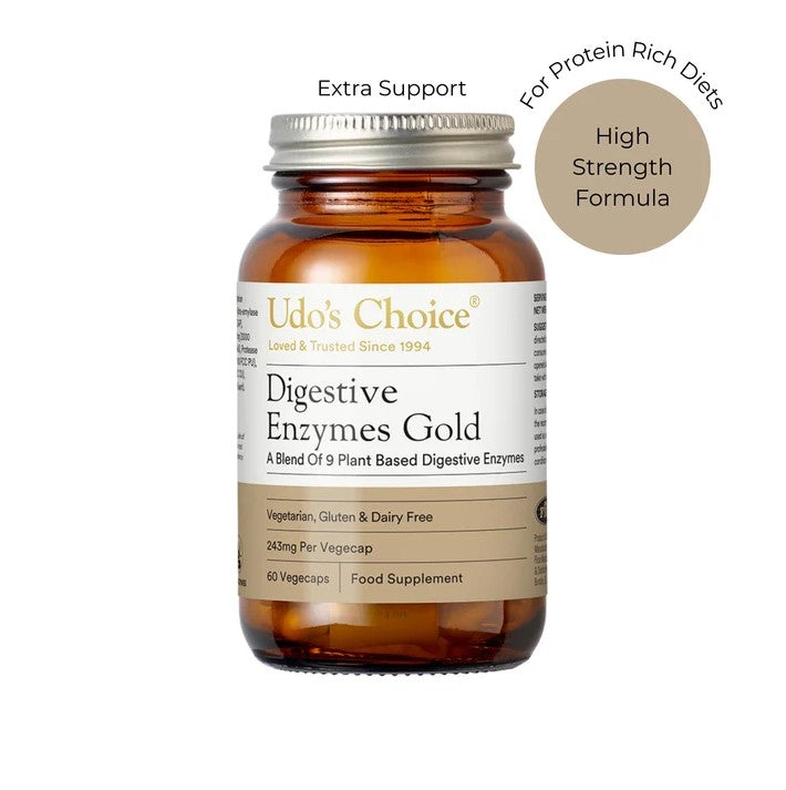 Udo's Choice Digestive Enzymes Gold - 60 Capsules
