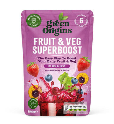 Green Origins Berry Burst Fruit & Veg Superboost - 100g