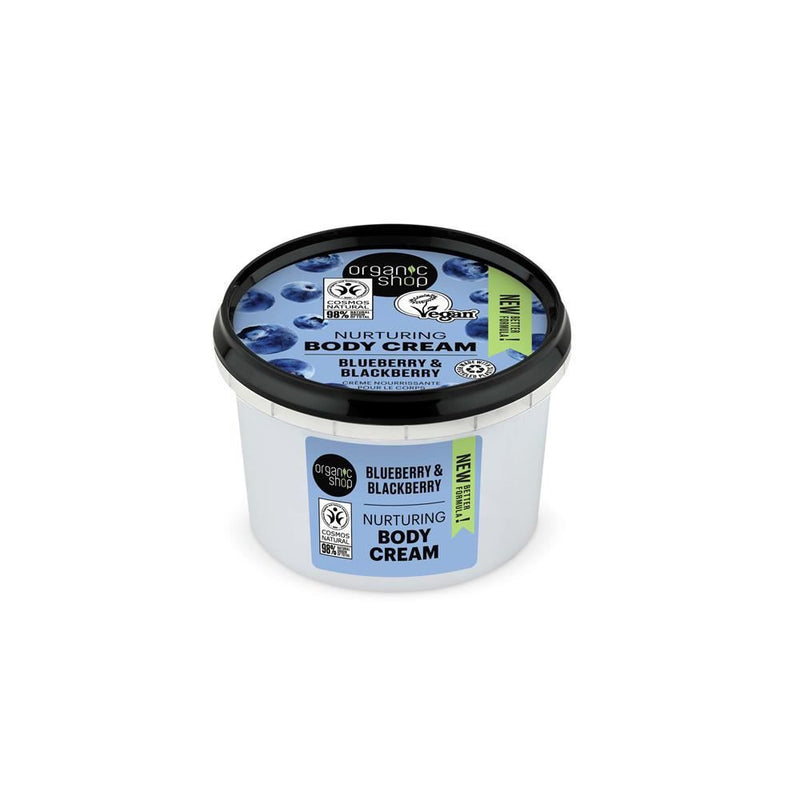 Organic Shop Blueberry & Blackberry Nurturing Body Cream - 250ml
