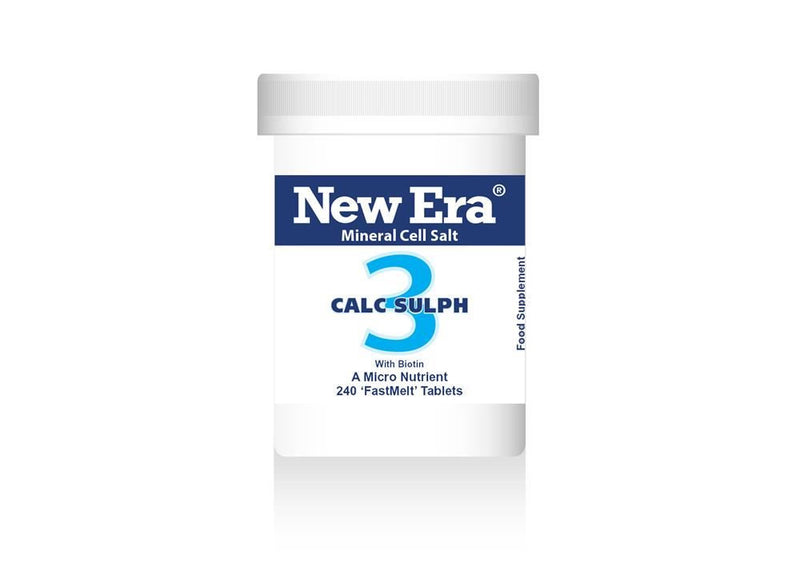 New Era No.3 Calc Sulph - 240 Tablets