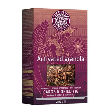 Ancestral Superfoods Activated Granola Carob & Dried Fig - 250g