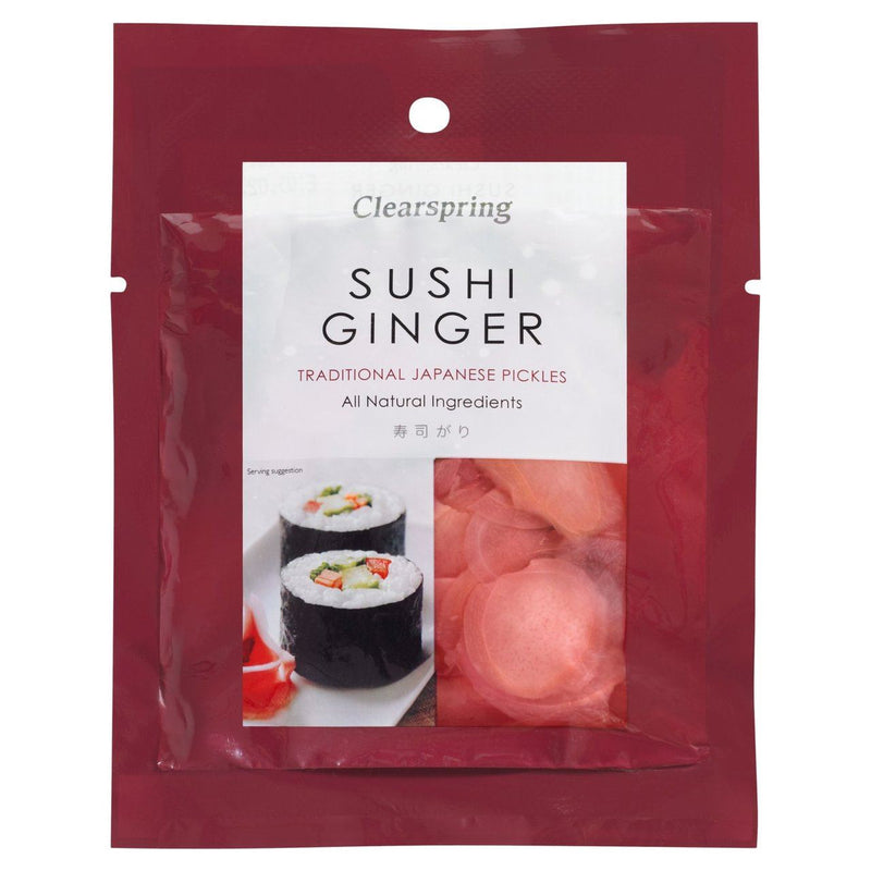 Clearspring Organic Sushi Ginger Pickle - 50g