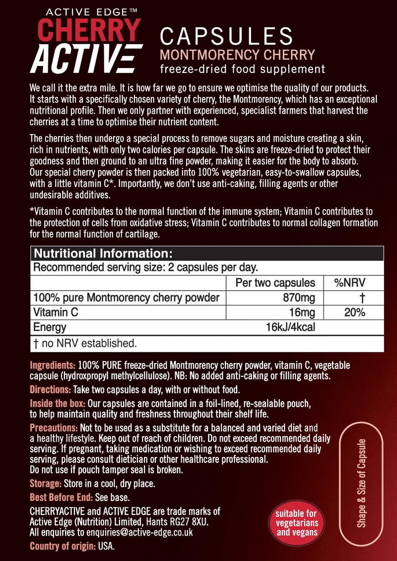 Cherry Active Capsules - 60 Capsules