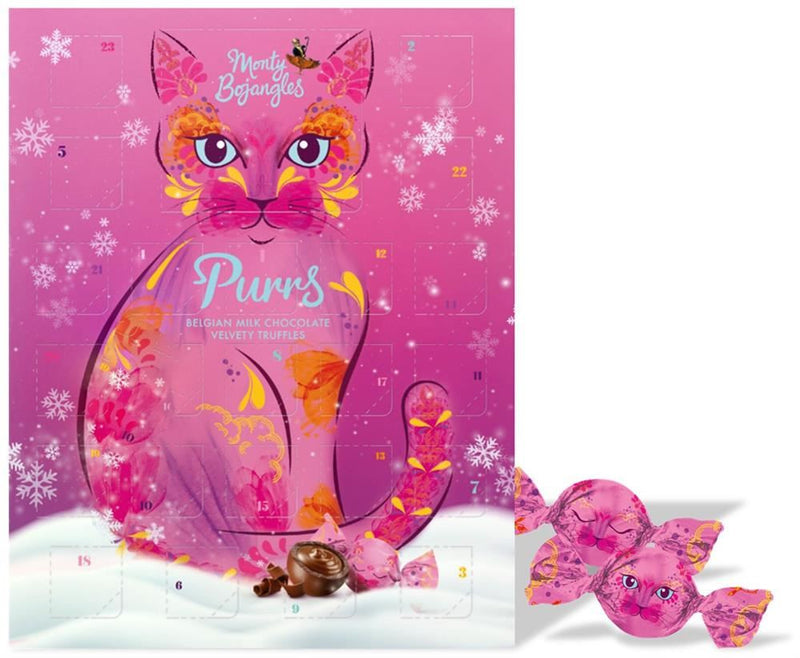 Monty Bojangles Purrs Milk Chocolate Advent Calendar - 360g