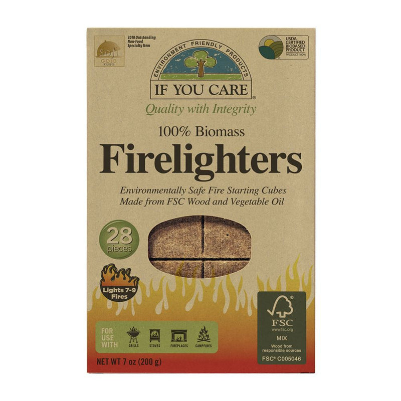 If You Care Firelighters - 28 Pieces