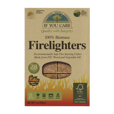 If You Care Firelighters - 28 Pieces