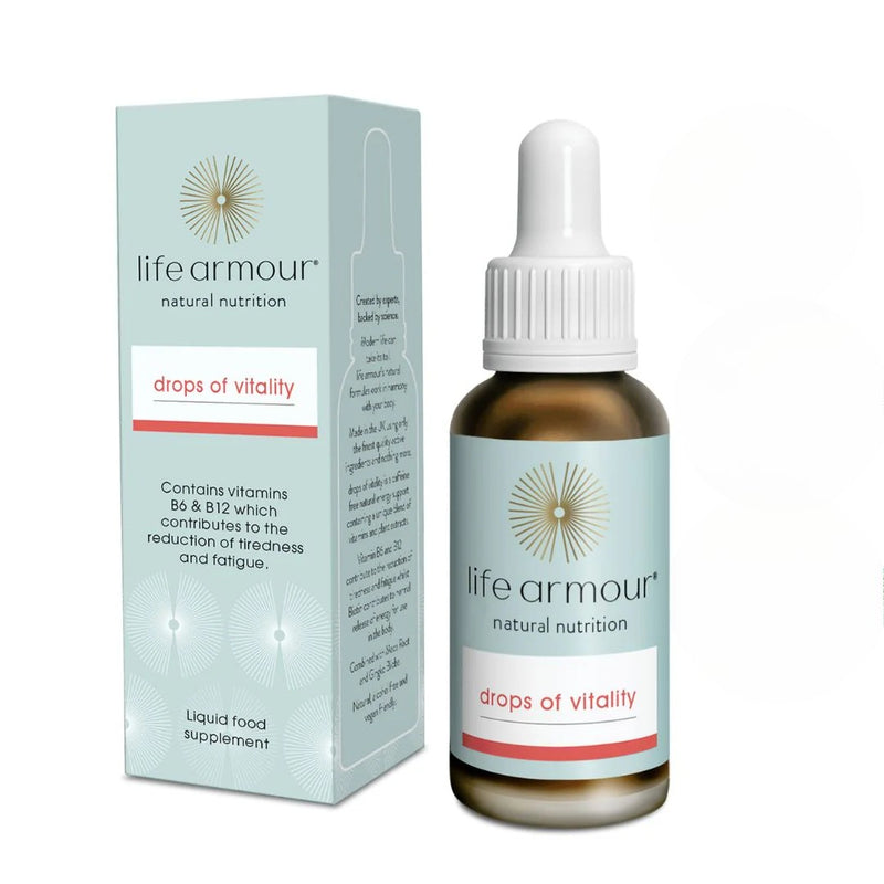 Life Armour Drops of Vitality - Natural Energy Supplement - 30ml