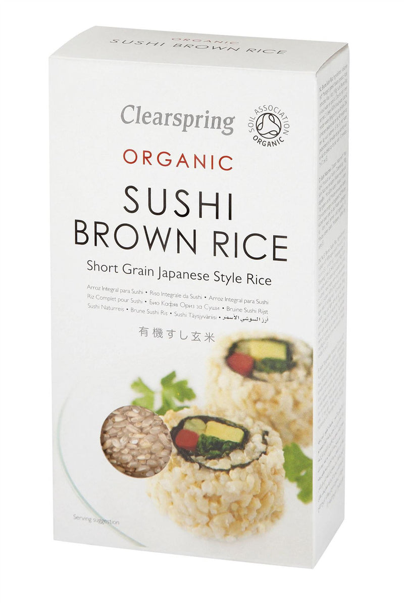 Clearspring Organic Sushi Brown Rice - 500g