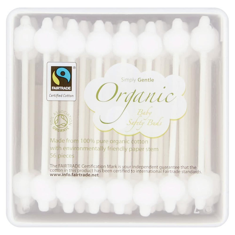 Simply Gentle Organic Baby Safety Buds - Pack of 56
