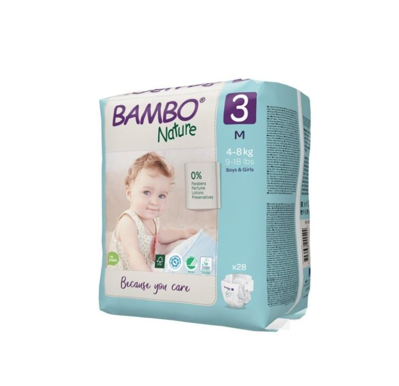 Bambo Nature Eco-Nappy Size 3 - 28 Nappies